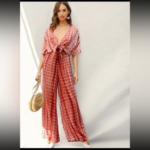 Women’s Tie Front Jumpsuit